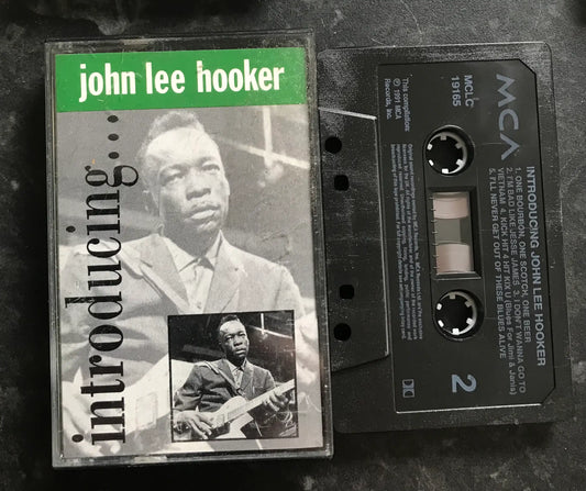 Introducing John Lee Hooker Album, MCA, MCLC 19165, Vintage Cassette Magretro