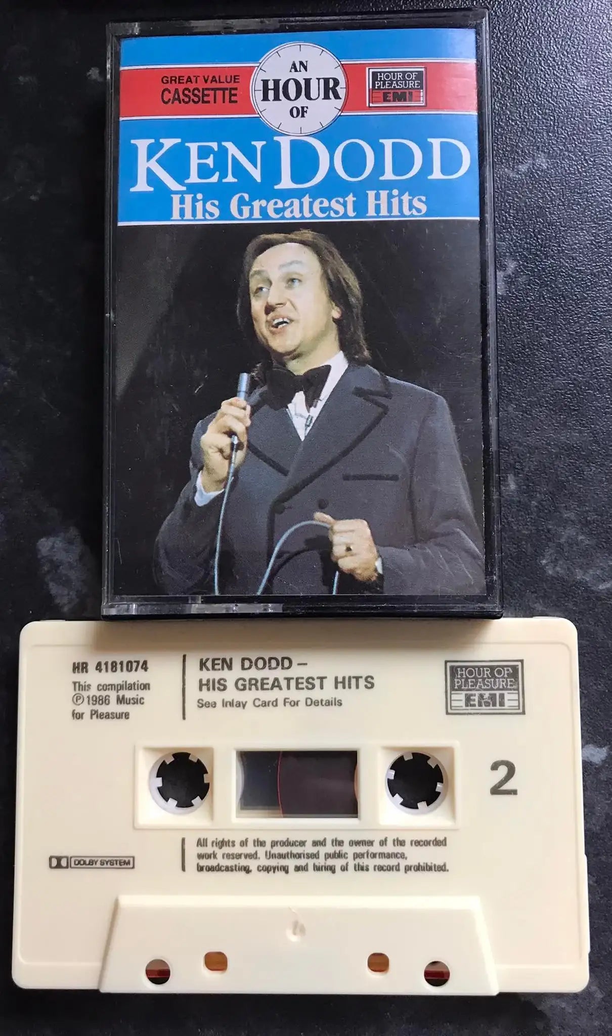 Ken Dodd, His Greatest Hits, Vintage Cassette Magretro