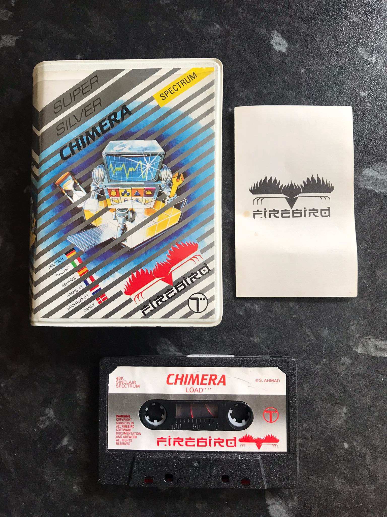 Chimera, ZX Spectrum by Firebird Magretro