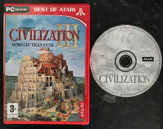 Sid Meier's Civilization III, UK, Pal, PC Game Magretro