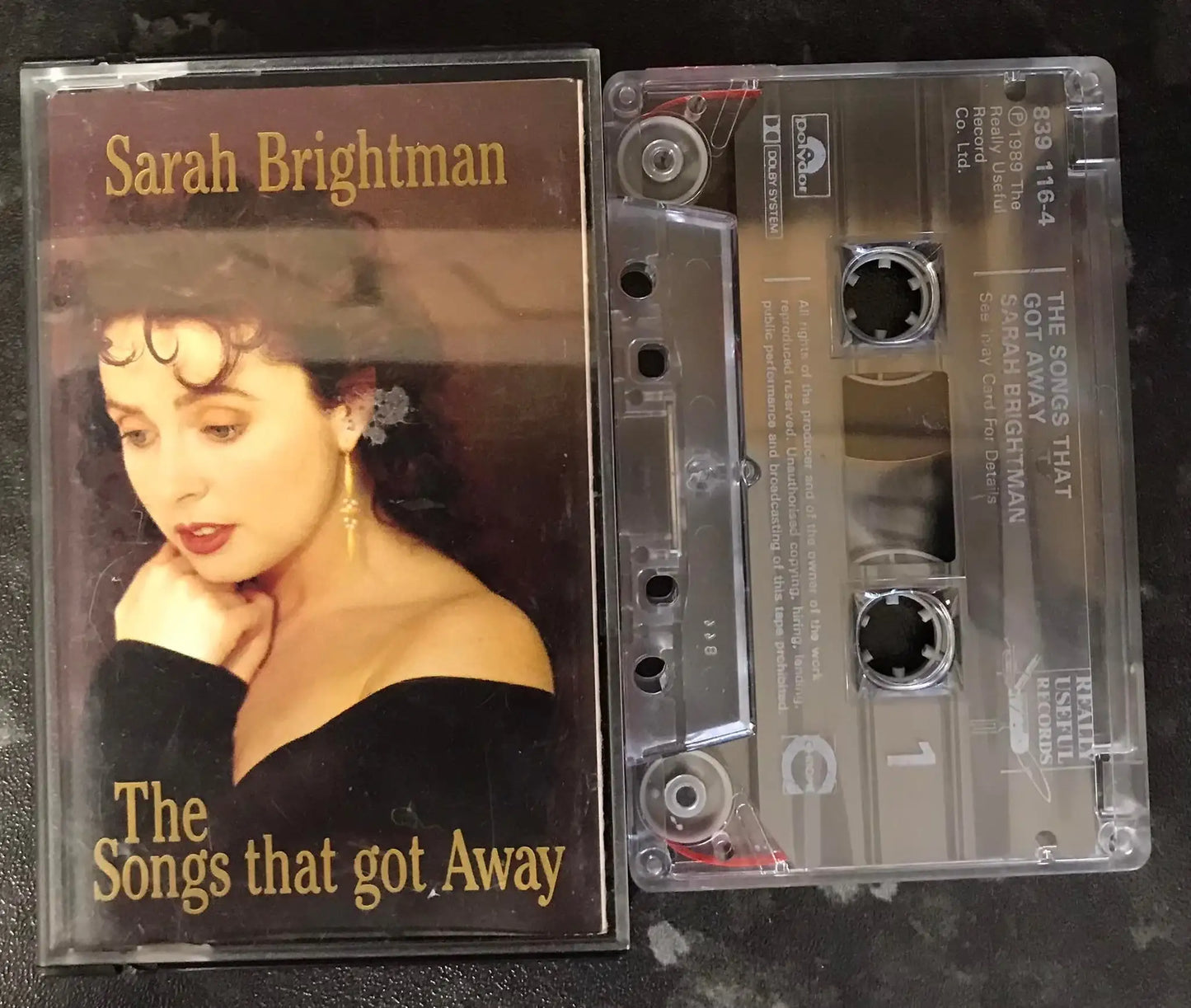 Sarah Brightman, The Songs that Got Away Album, 839 116-4, Vintage Cassette Magretro