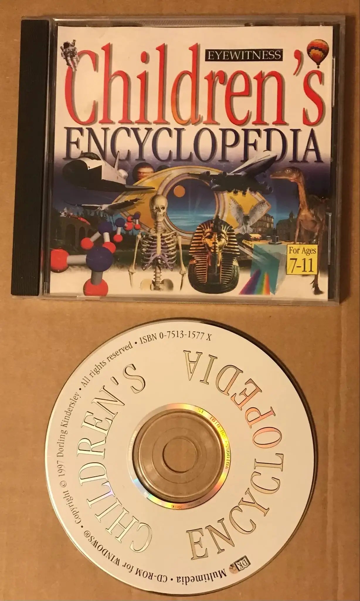 Eyewitness : Childrens Encyclopedia CD - ROM for Windows 95 (1998) - PC CD-Rom Magretro