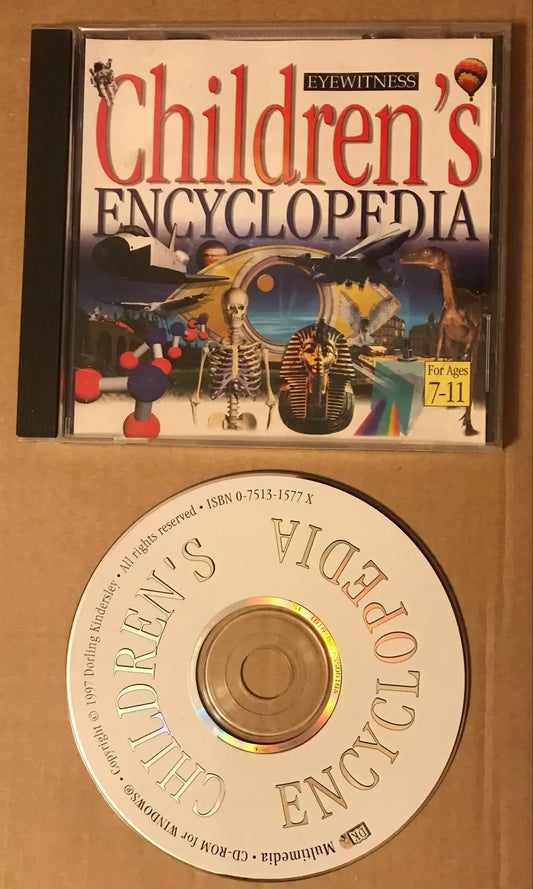 Eyewitness : Childrens Encyclopedia CD - ROM for Windows 95 (1998) - PC CD-Rom Magretro