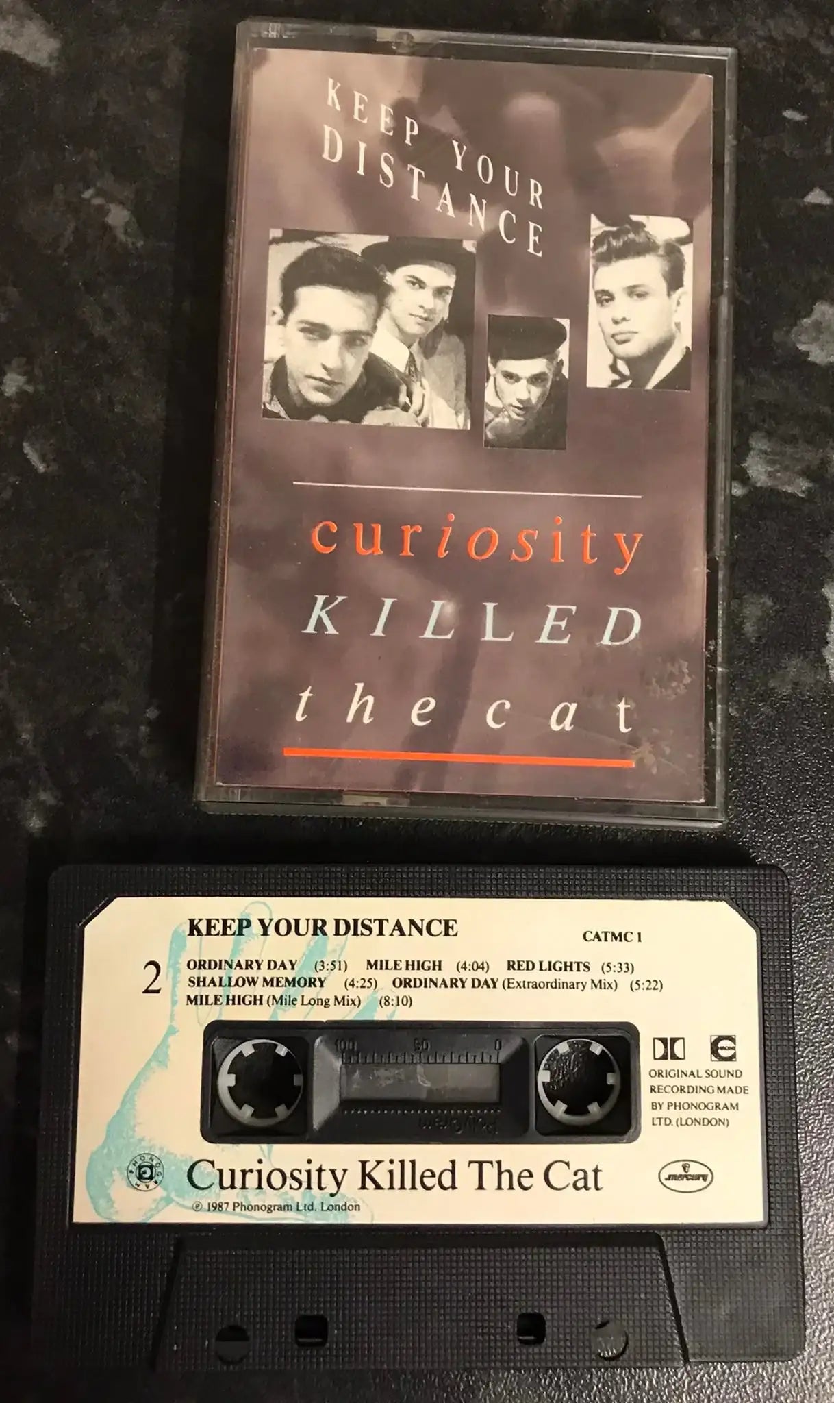 Curiosity Killed The Cat, Keep Your Distance Album, Mercury, CAT MC 1 Magretro