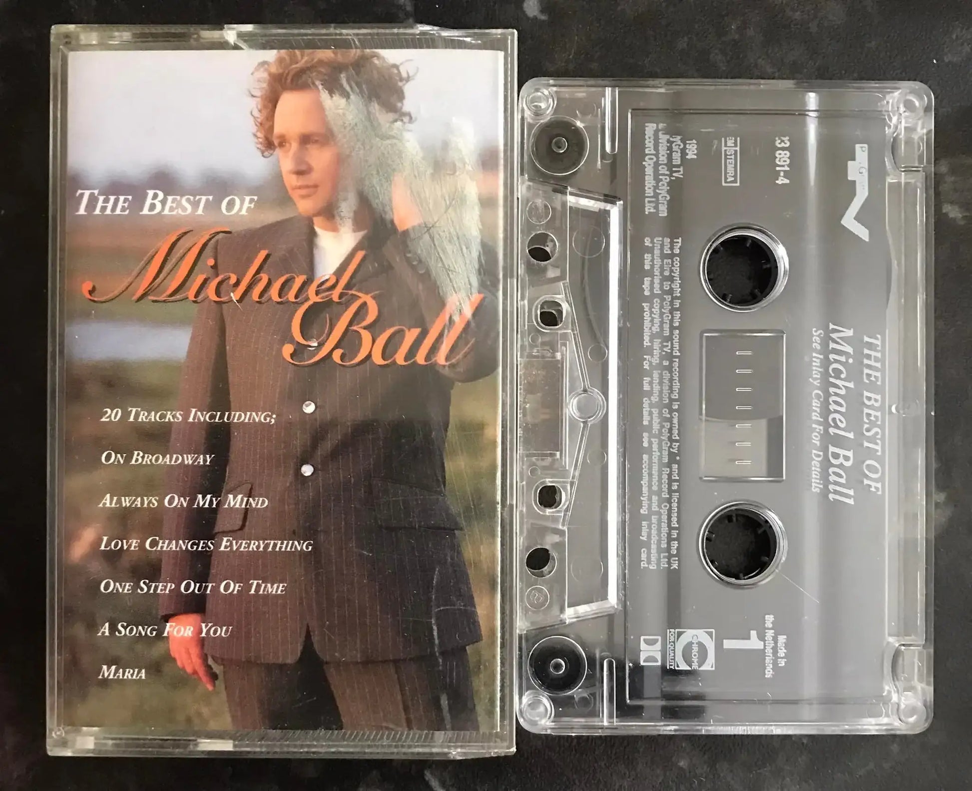 The Best of Michael Ball Album, Polygram TV, 523 891-4, Vintage Cassette Magretro