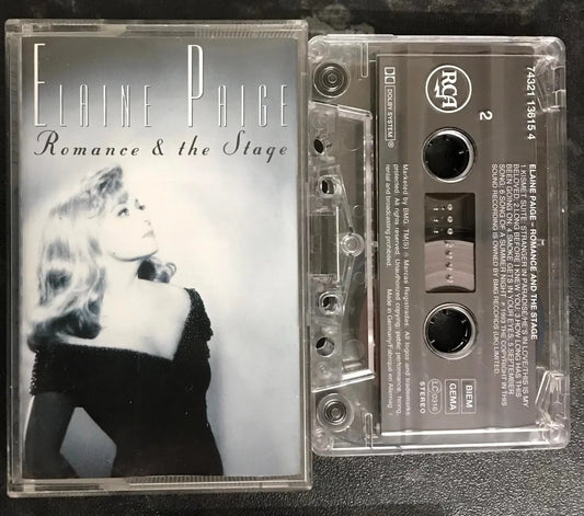 Elaine Paige, Romance & The Stage Album, RCA, 74321 136154, Vintage Cassette Magretro