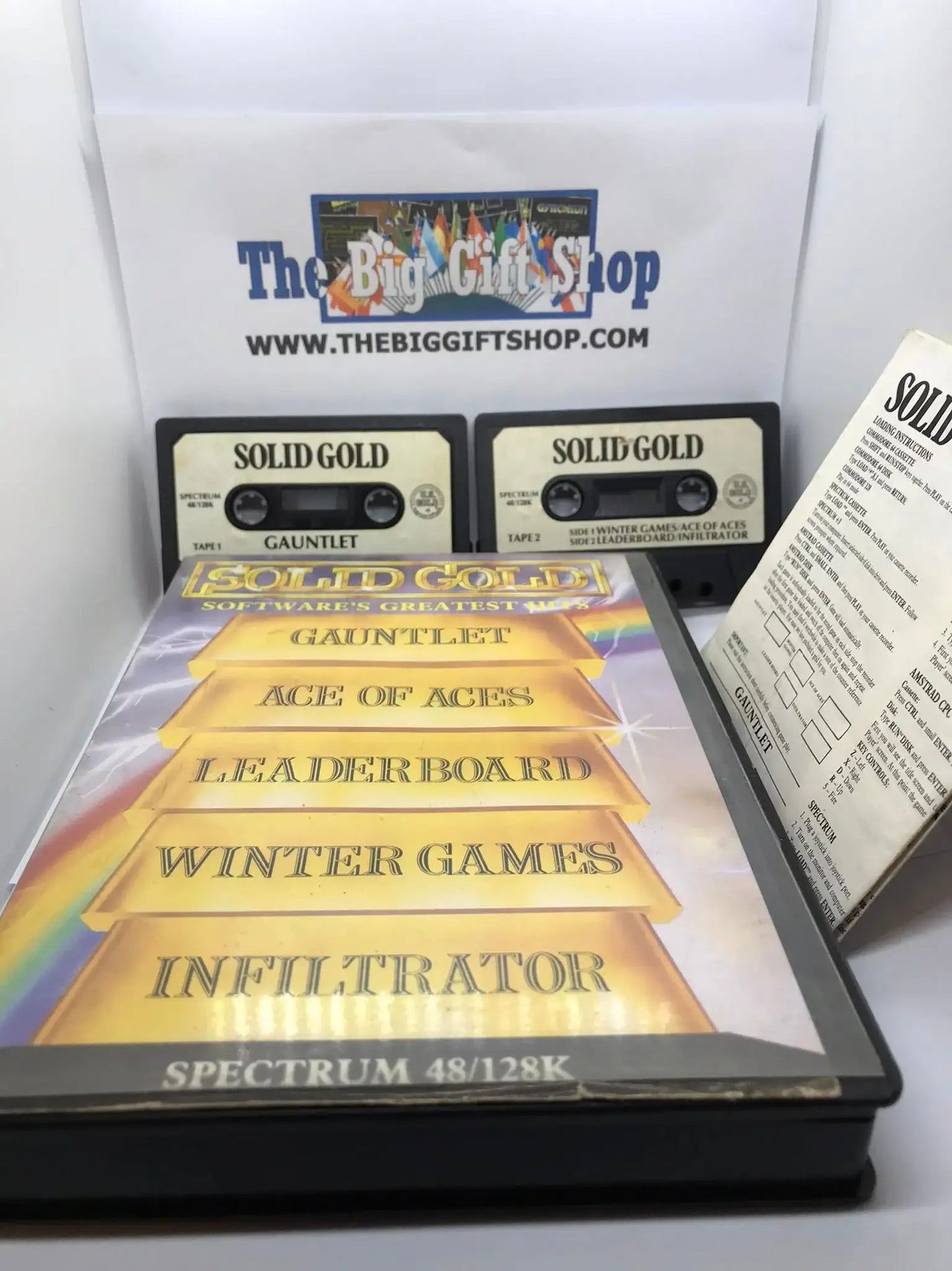 Solid Gold Compilation, ZX Spectrum by US Gold Magretro
