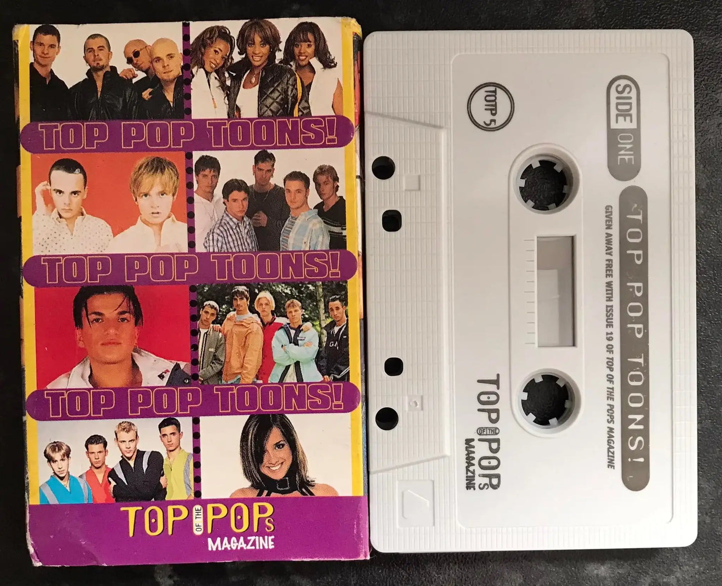 Top Pop Toons! Album, Top Of The Pops Magazine, TOTP 5, Vintage Cassette Magretro