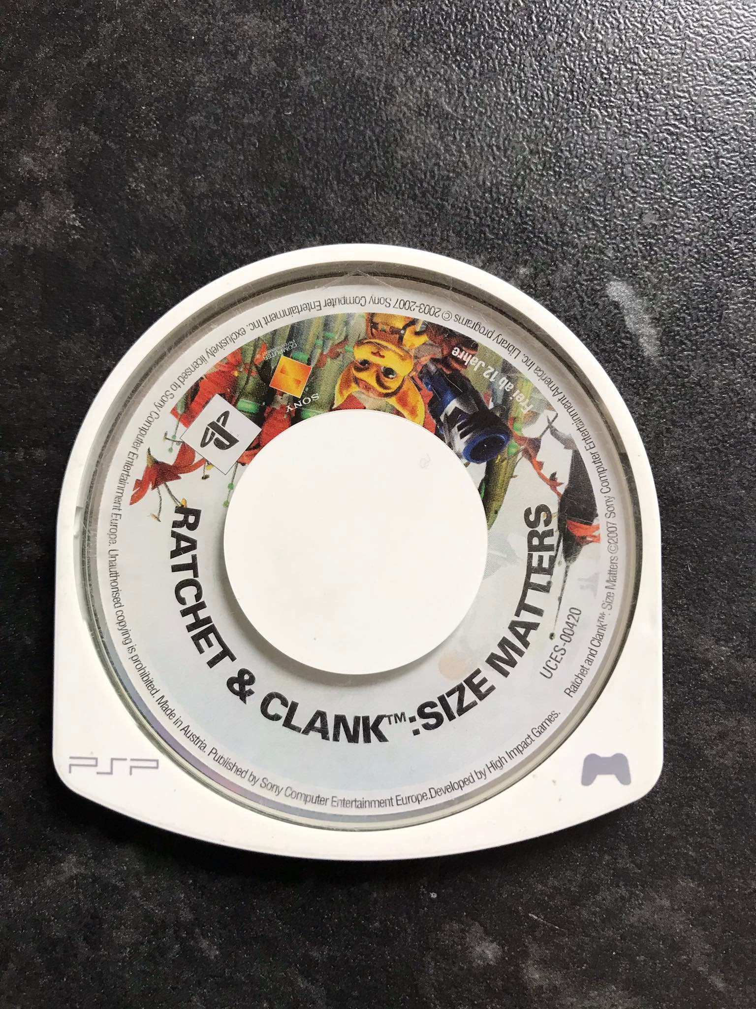 ratchet and clank size matters, PSP game, No Box or Instructions Magretro