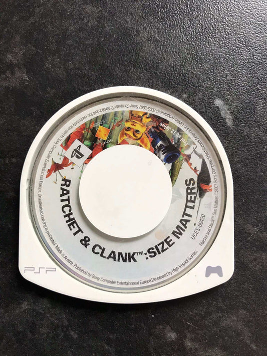 ratchet and clank size matters, PSP game, No Box or Instructions Magretro