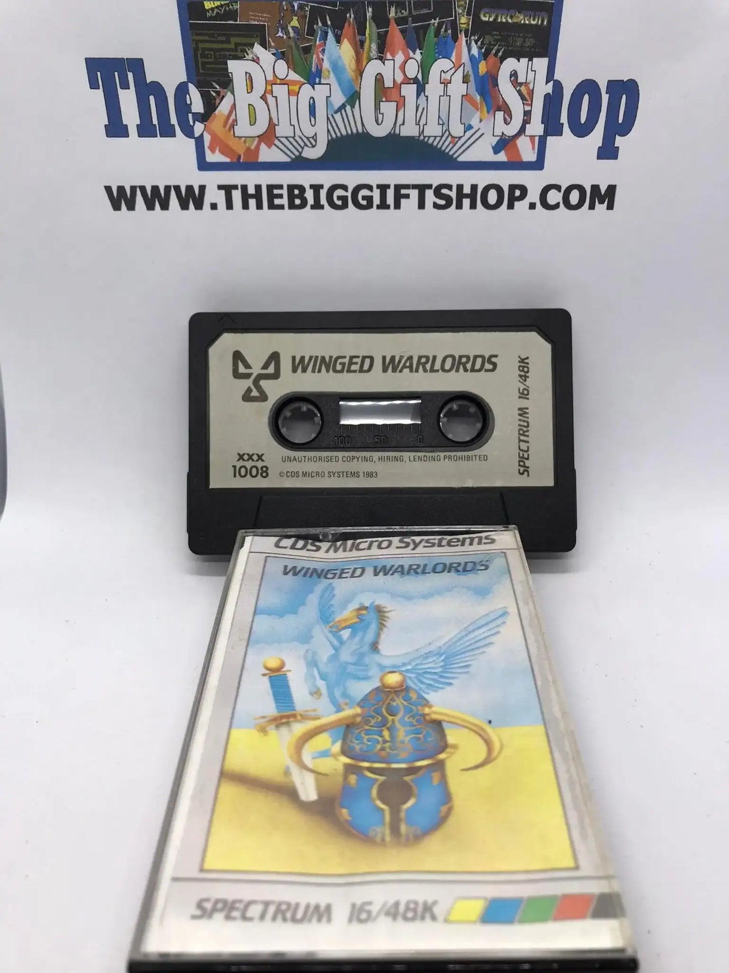 Winged Warlords 16k (Tested Working), ZX Spectrum, Released by CDS Micro Magretro