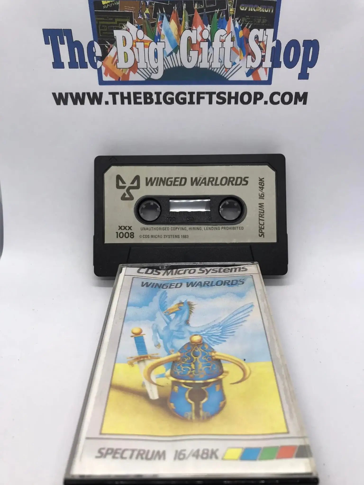 Winged Warlords 16k (Tested Working), ZX Spectrum, Released by CDS Micro Magretro