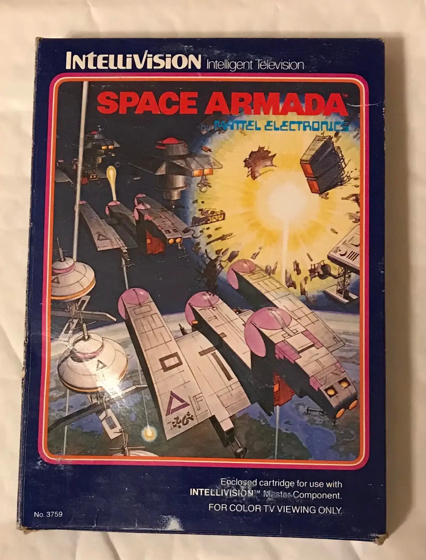 Intellivision game, space armada Magretro