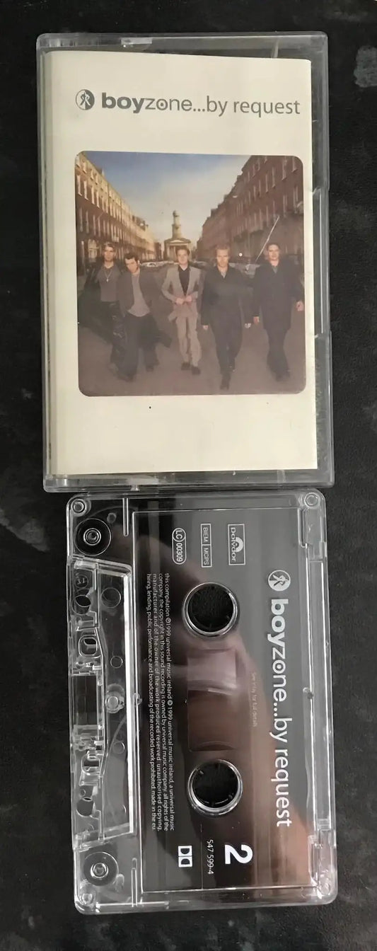Boyzone, By Request Album, POLYDOR, 547 599-4, Vintage Cassette Magretro