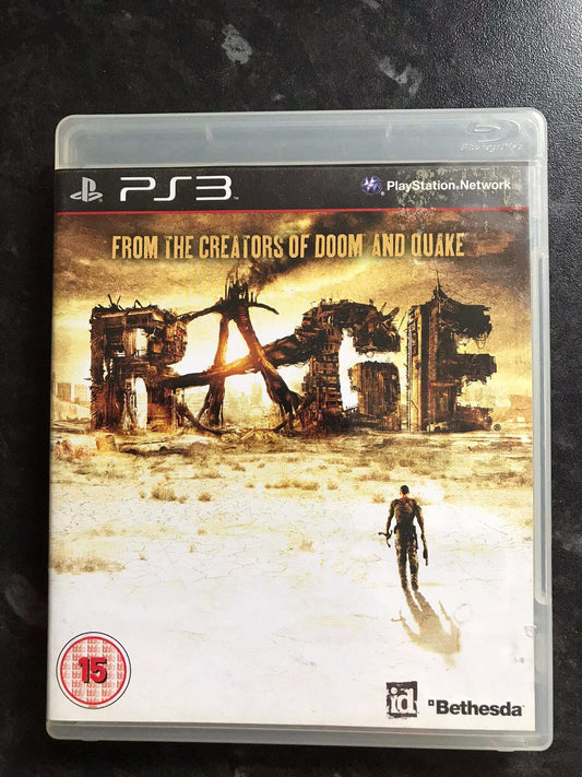 RAGE, PS3 Game, PAL Magretro