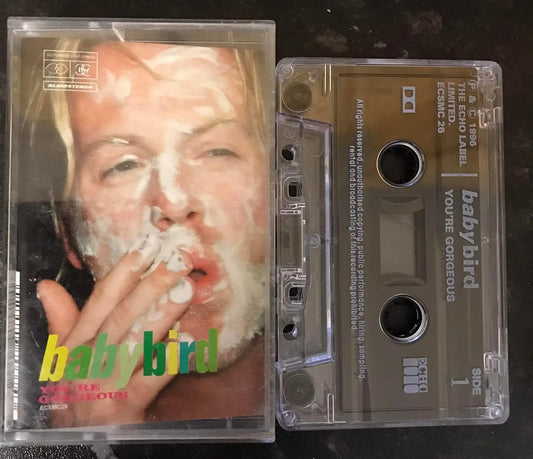 Baby Bird, You're Gorgeous, 4 Track Single, ECSMC 26, ECHO, Vintage Cassette Magretro
