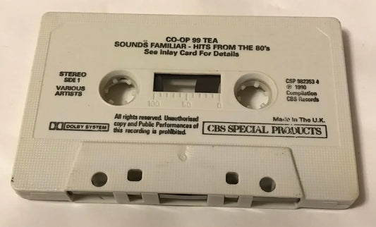 Co-op 99 Tea Album, Sounds Familiar Hits From The 80s, Vintage Cassette Magretro