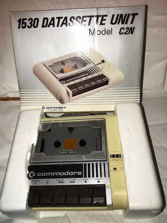Commodore 64 Cassette Player, Vintage 1530 Datassette Unit Model No C2N Magretro