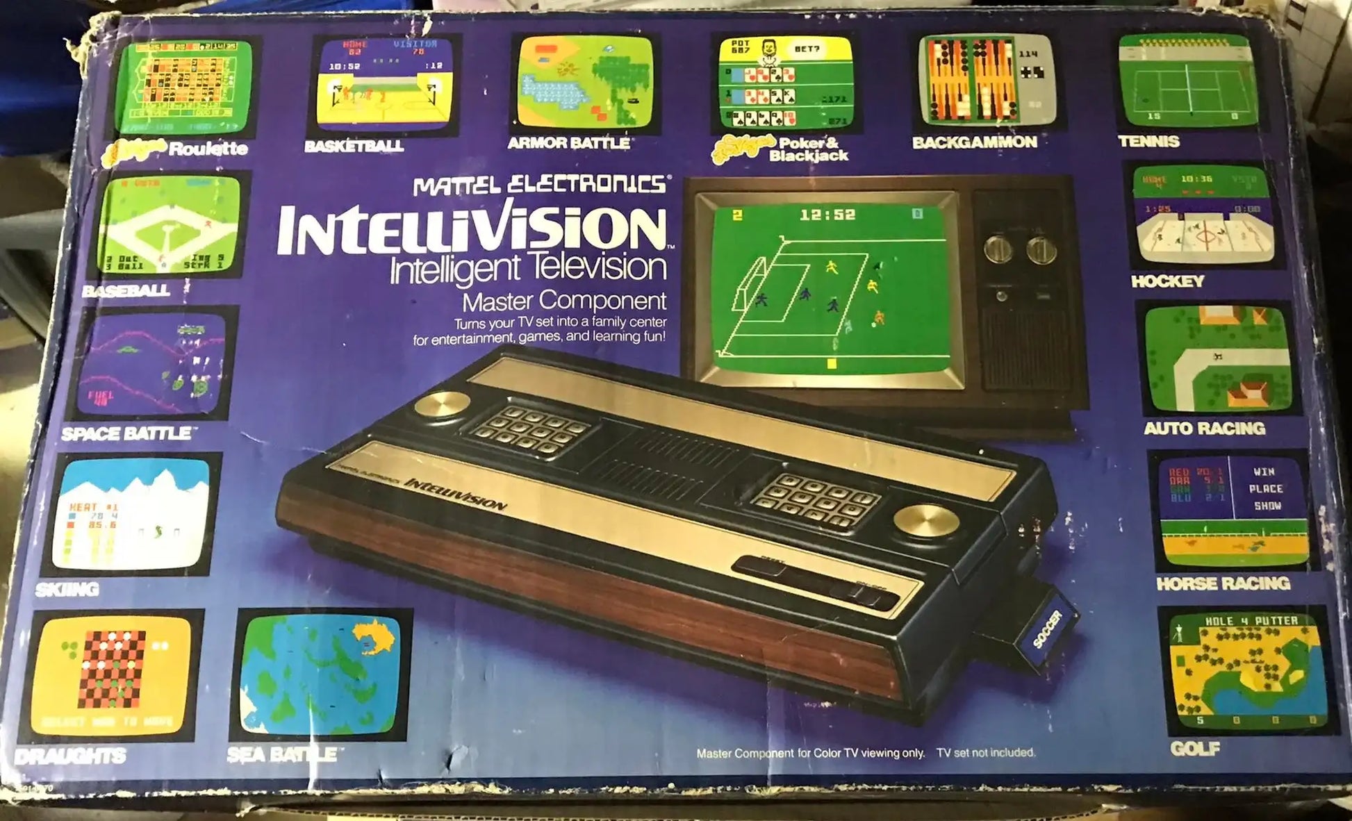 Vintage Intellivision Console UK PAL Magretro