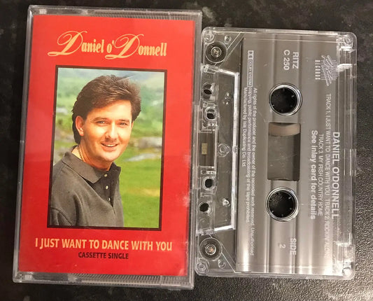 Daniel O'Donnell, I Just Want To Dance With You Single, Ritz Records, RITZ C 250 Magretro
