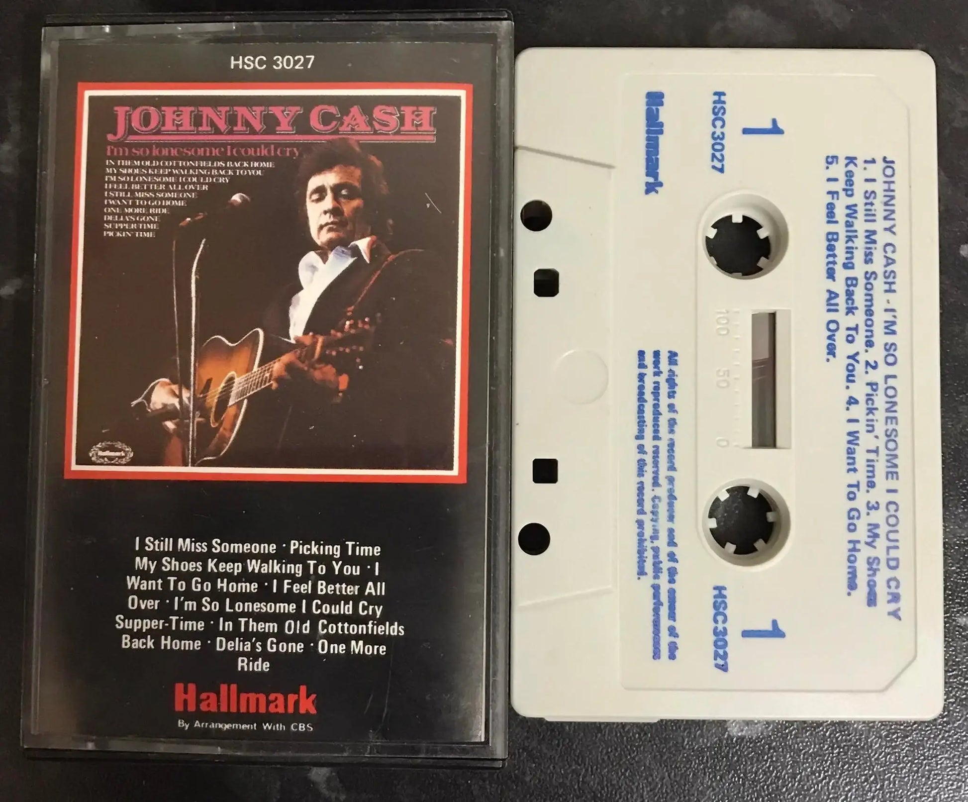 Johnny Cash, I'm So Lonesome I Could Cry Album, HALLMARK, HSC 3027 Magretro