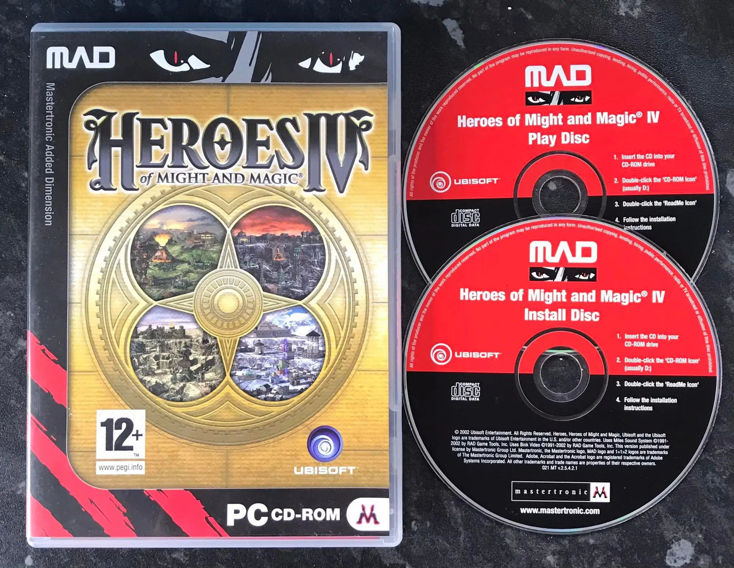 Heroes Of Might And Magic IV, UK PAL, PC Game Magretro