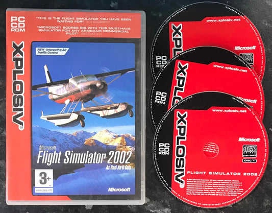Microsoft Flight Simulator 2002, UK, Pal, PC Game Magretro