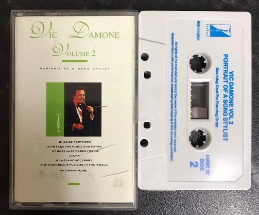 Vic Damone, Vol 2, Portrait of a Song Stylist, HARMC 121, Vintage Cassette Magretro