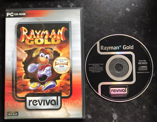 Rayman Gold, Ubisoft, UK, Pal, PC Game Magretro