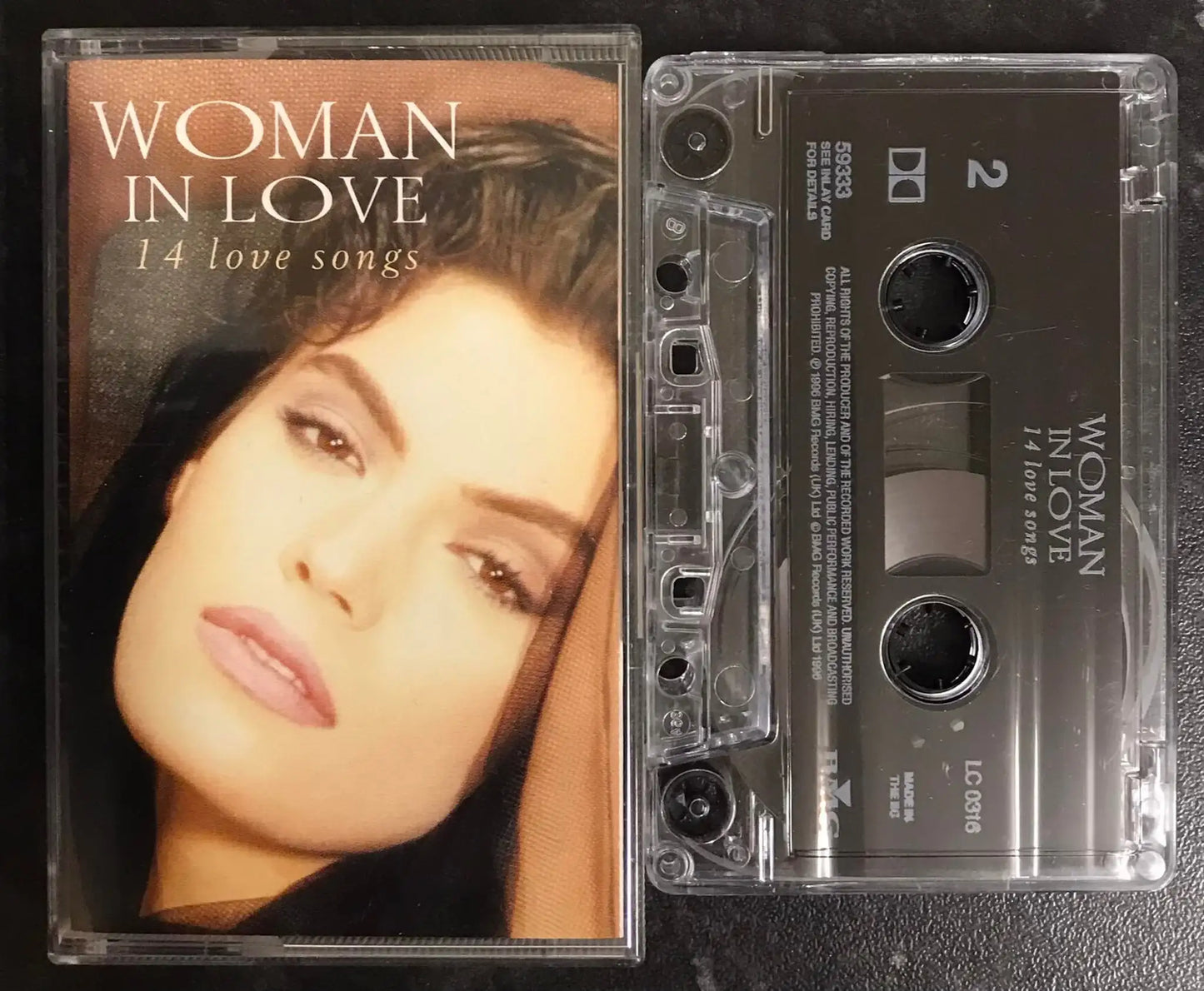 Woman in Love Album, Avon Cosmetics, BMG, 59333, LC 0316, Vintage Cassette Magretro