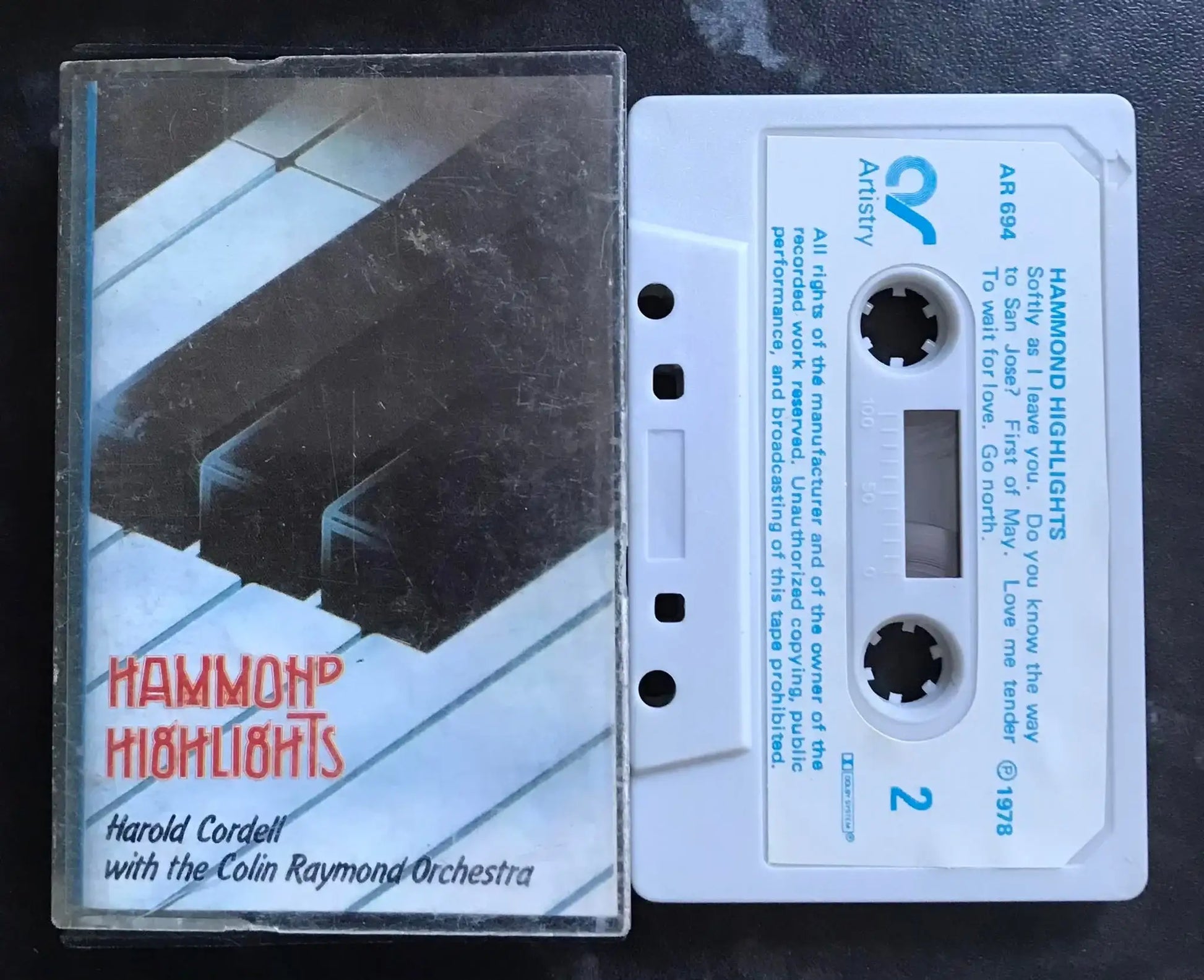 Hammond Highlights Album, Harold Cordell, Colin Raymond, AR694 Magretro