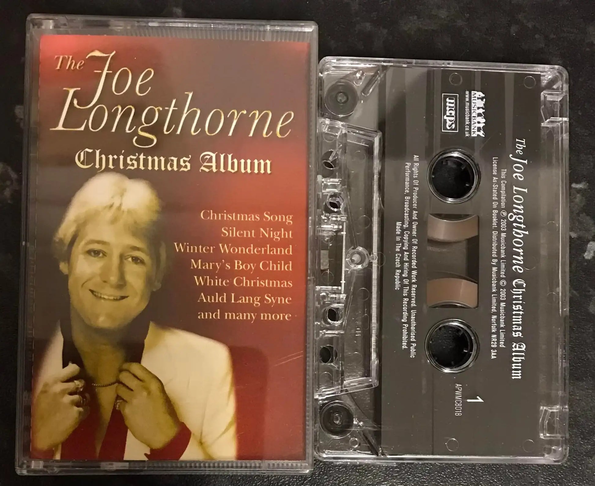 The Joe Longthorne Christmas Album, apwmc 8018, Musicbank, Vintage Cassette Magretro