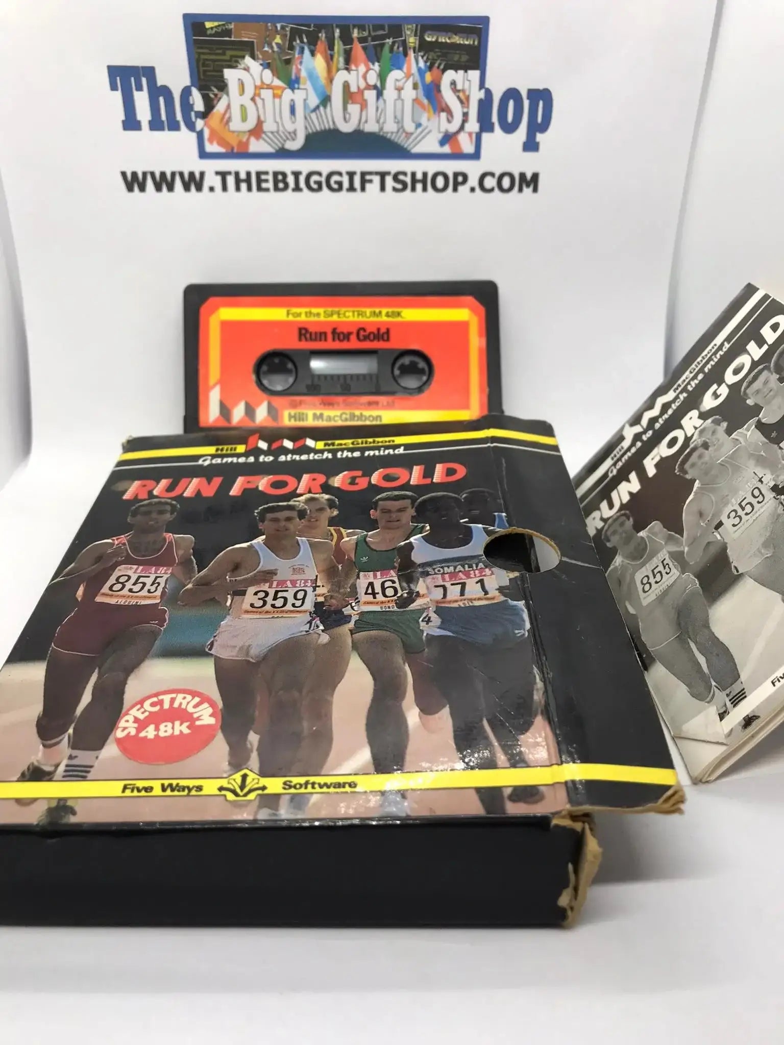 Run For Gold, ZX Spectrum by Hill MacGibbon Magretro