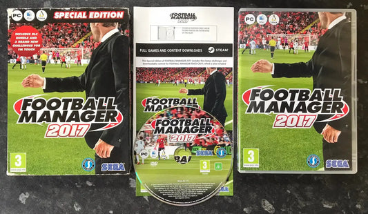 FOOTBALL MANAGER 2017 SPECIAL EDITION, UK, Pal, PC Game, Mac Game Magretro