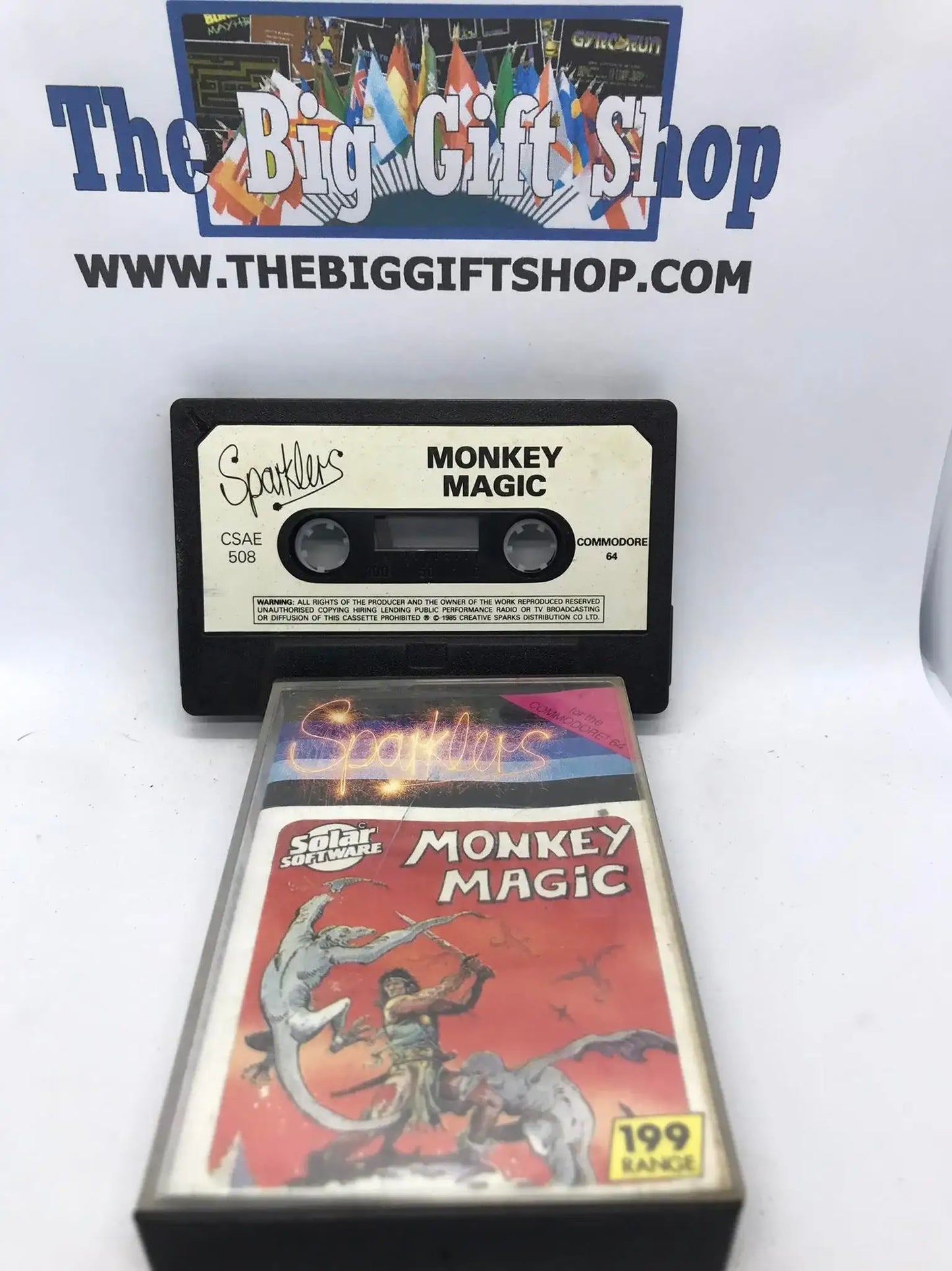 Monkey Magic, C64 Game, Released by Solar Software (RARE), WORKING Magretro