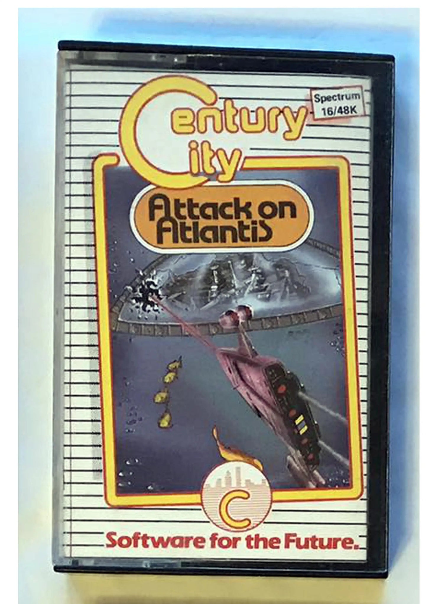 Attack on Atlantis, ZX Spectrum by Century City, Working Magretro