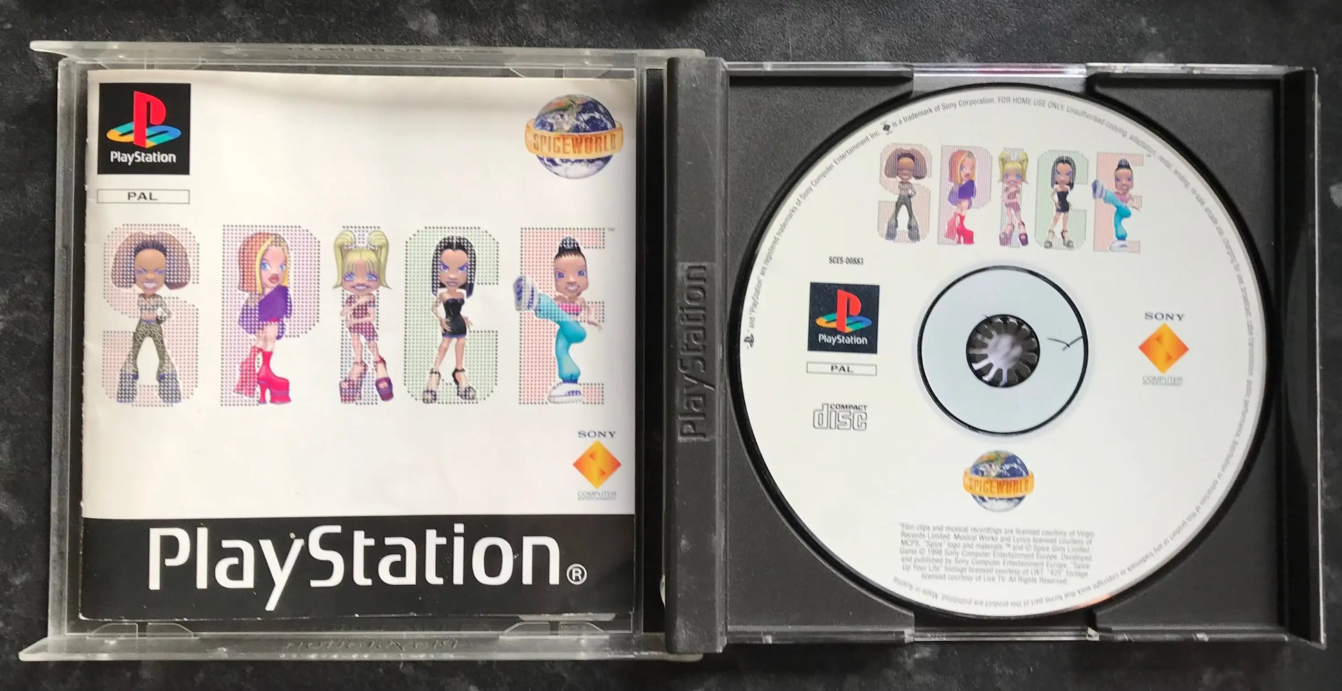 Spice World, PS1 Playstation One Game Boxed (PAL UK) Magretro
