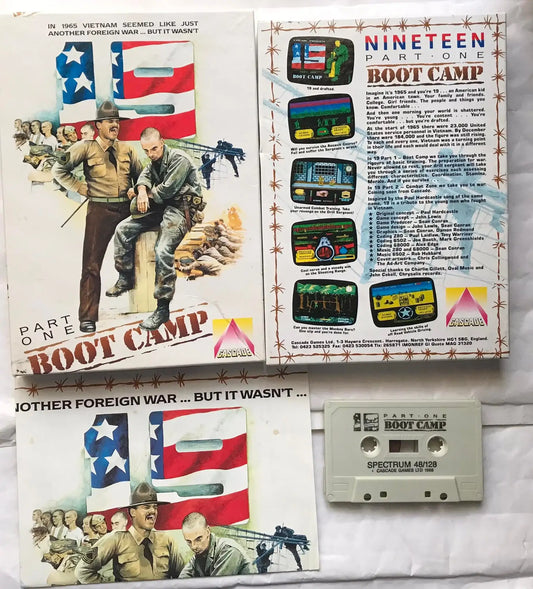 19 (Nineteen) boot camp part one, ZX Spectrum game by Cascade Magretro