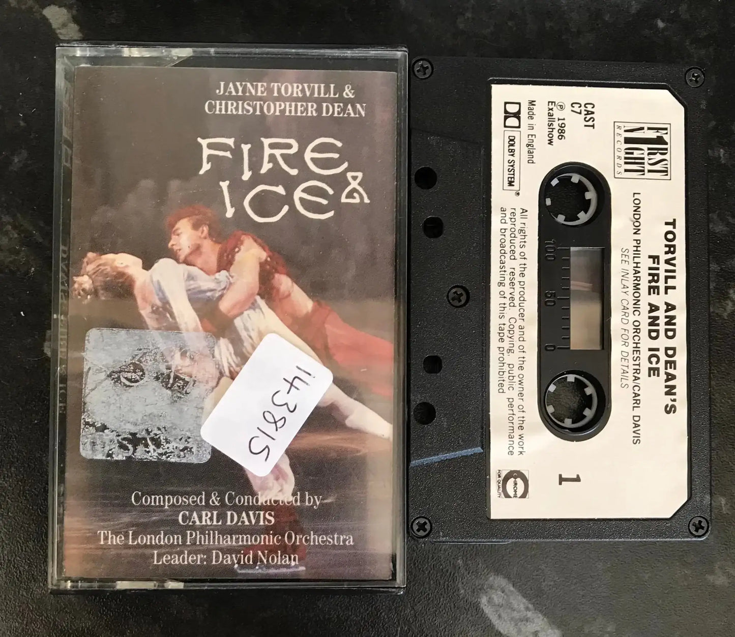 Fire & Ice, Carl Davis, Jane Torvill and Christopher Dean,CAST C7 Magretro