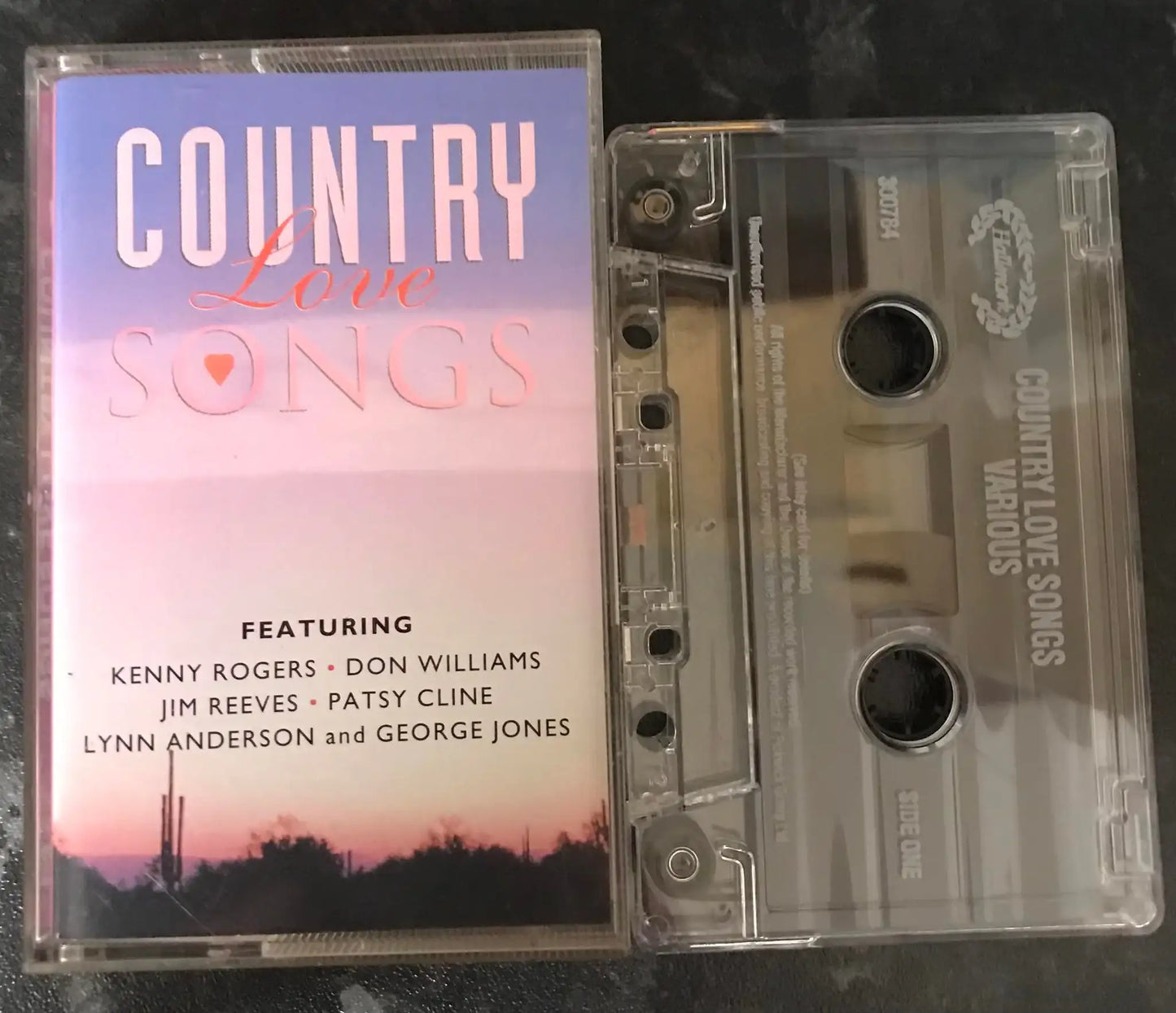 Country Love Songs Album, Hallmark, 300784, Vintage Cassette Magretro