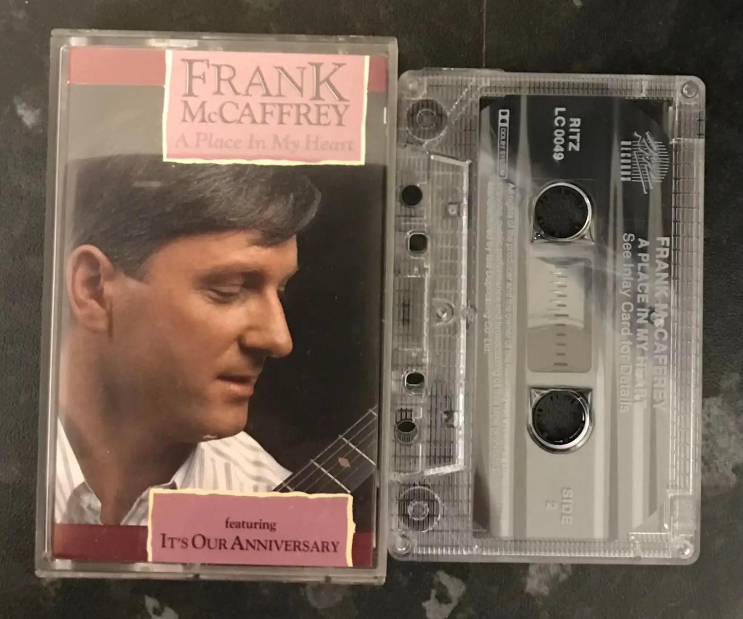 Frank McCaffrey, A Place In My Heart Album, ritz lc0049, Vintage Cassette Magretro