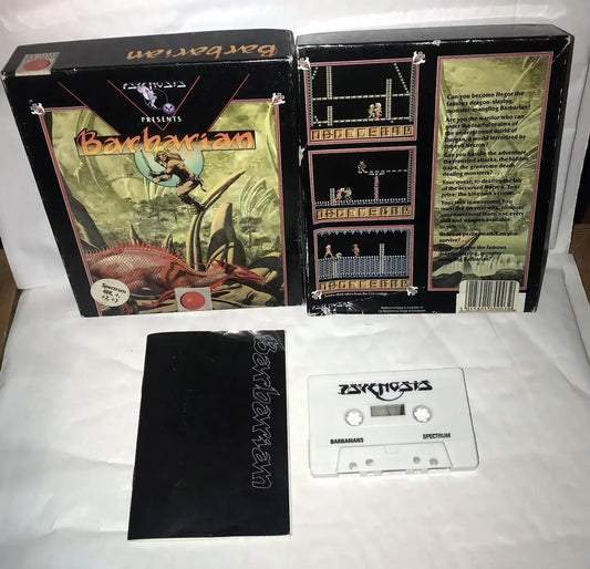 Barbarian Big Box, ZX Spectrum by Psygnosis, Working Magretro