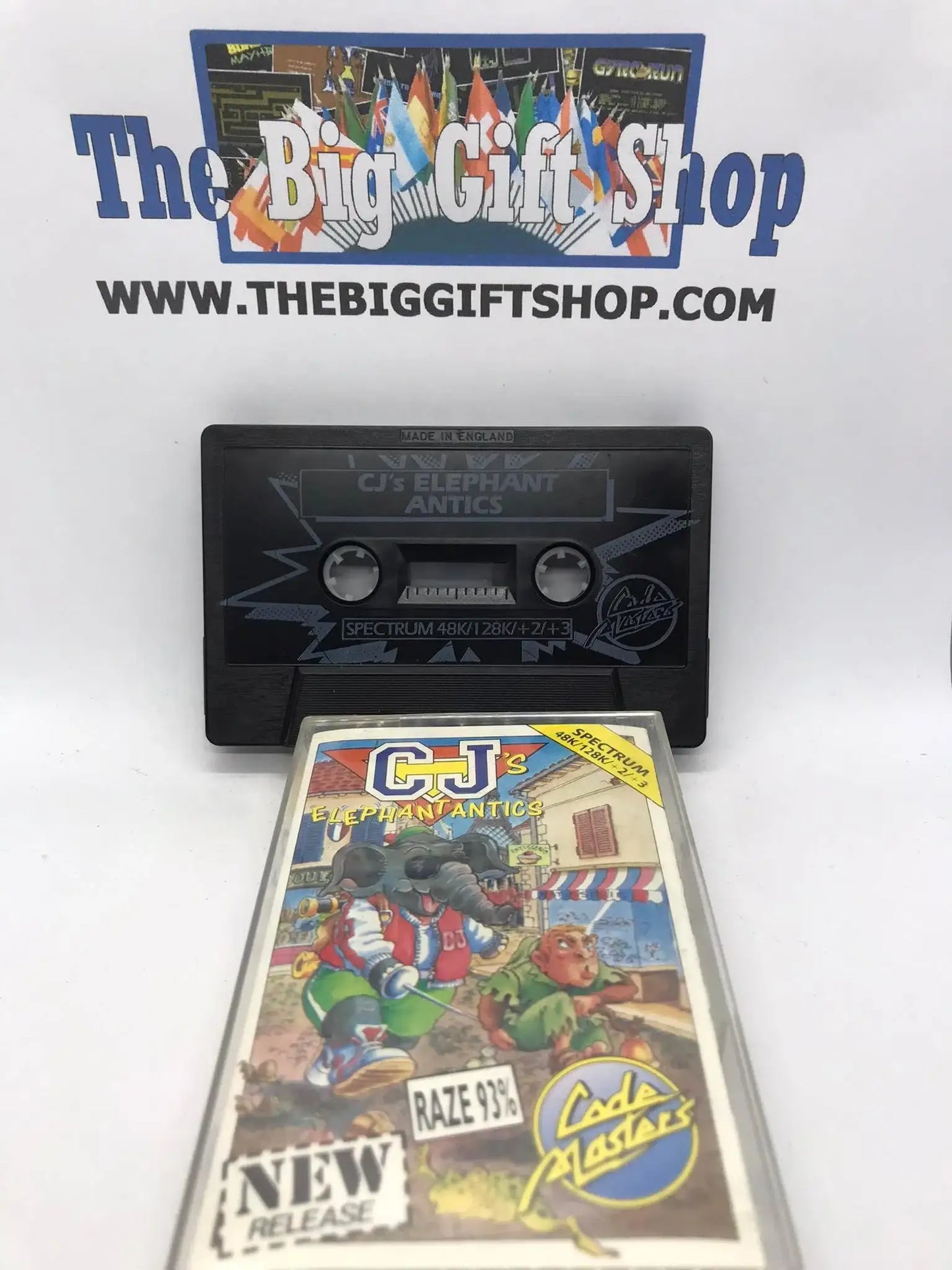 CJ's Elephant Antics, ZX Spectrum by Codemasters, Working Magretro