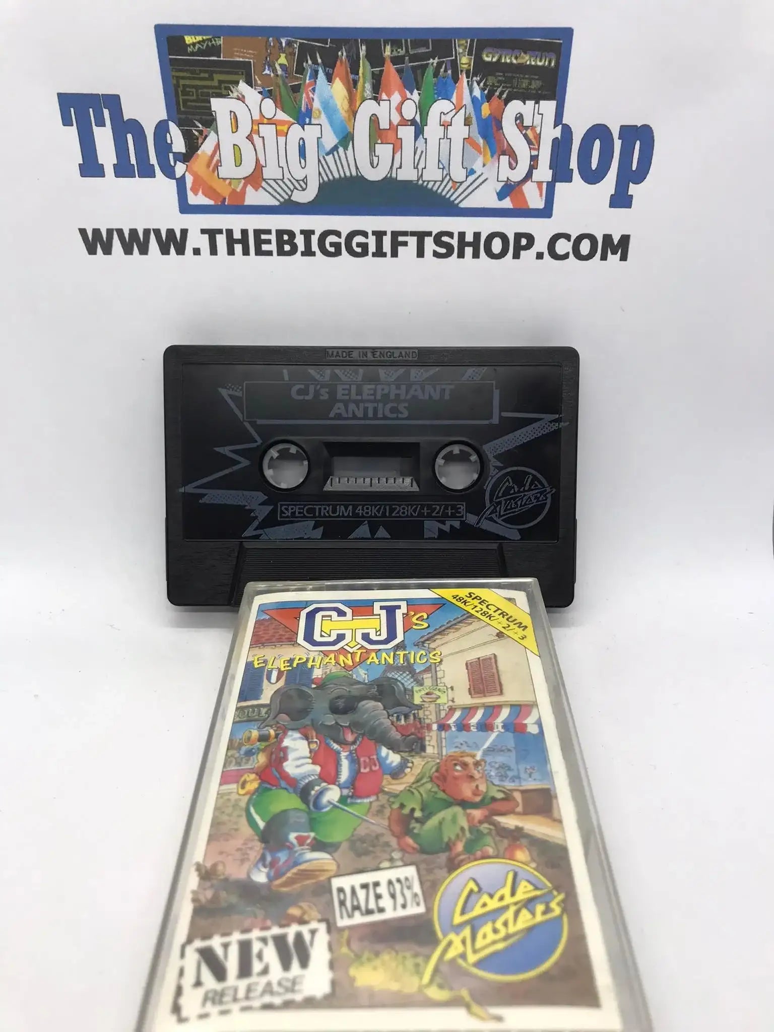 CJ's Elephant Antics, ZX Spectrum by Codemasters, Working Magretro