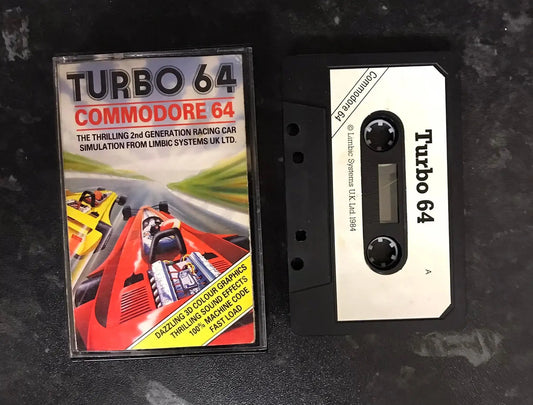 Turbo 64, C64 Game, by Limbic Systems, ULTRA RARE, WORKING Magretro