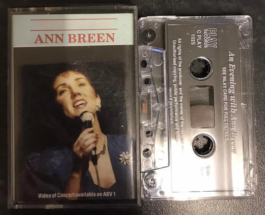 An Evening With Ann Breen Album, PLAY RECORDS, C PLAY 1025, Vintage Cassette Magretro