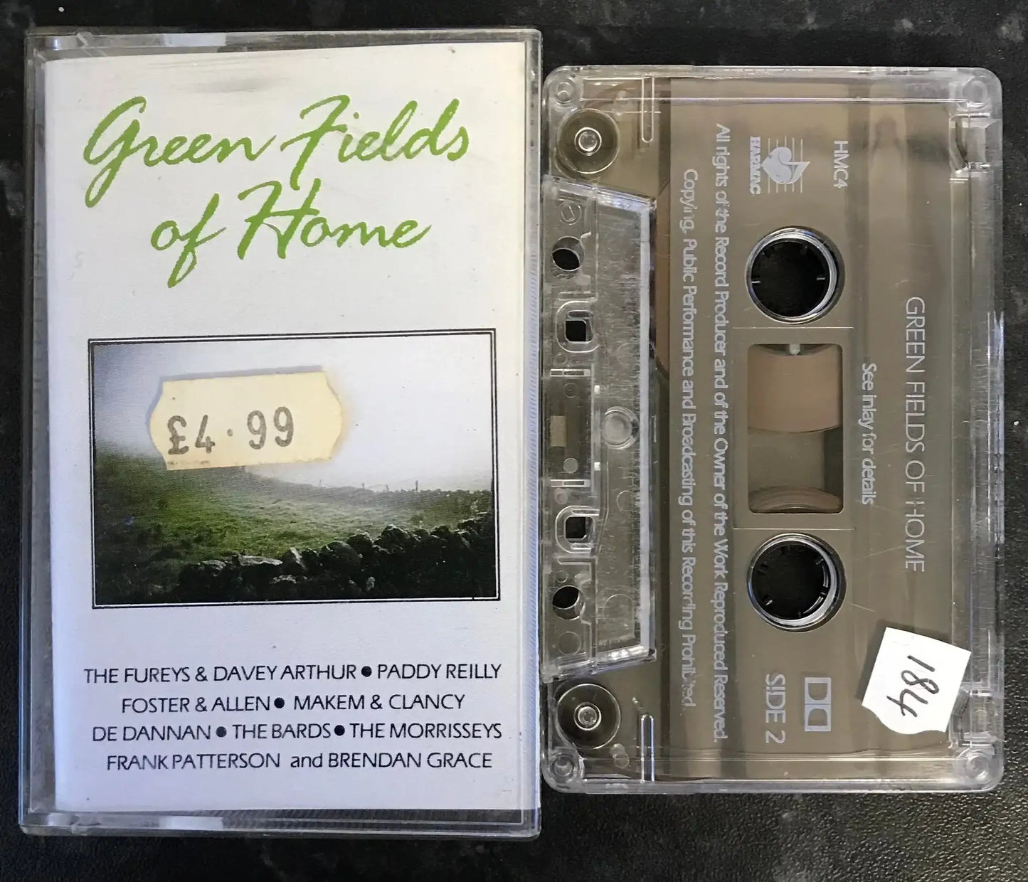 Green Fields Of Home Album, Harmac Label, HMC4, Vintage Cassette Magretro
