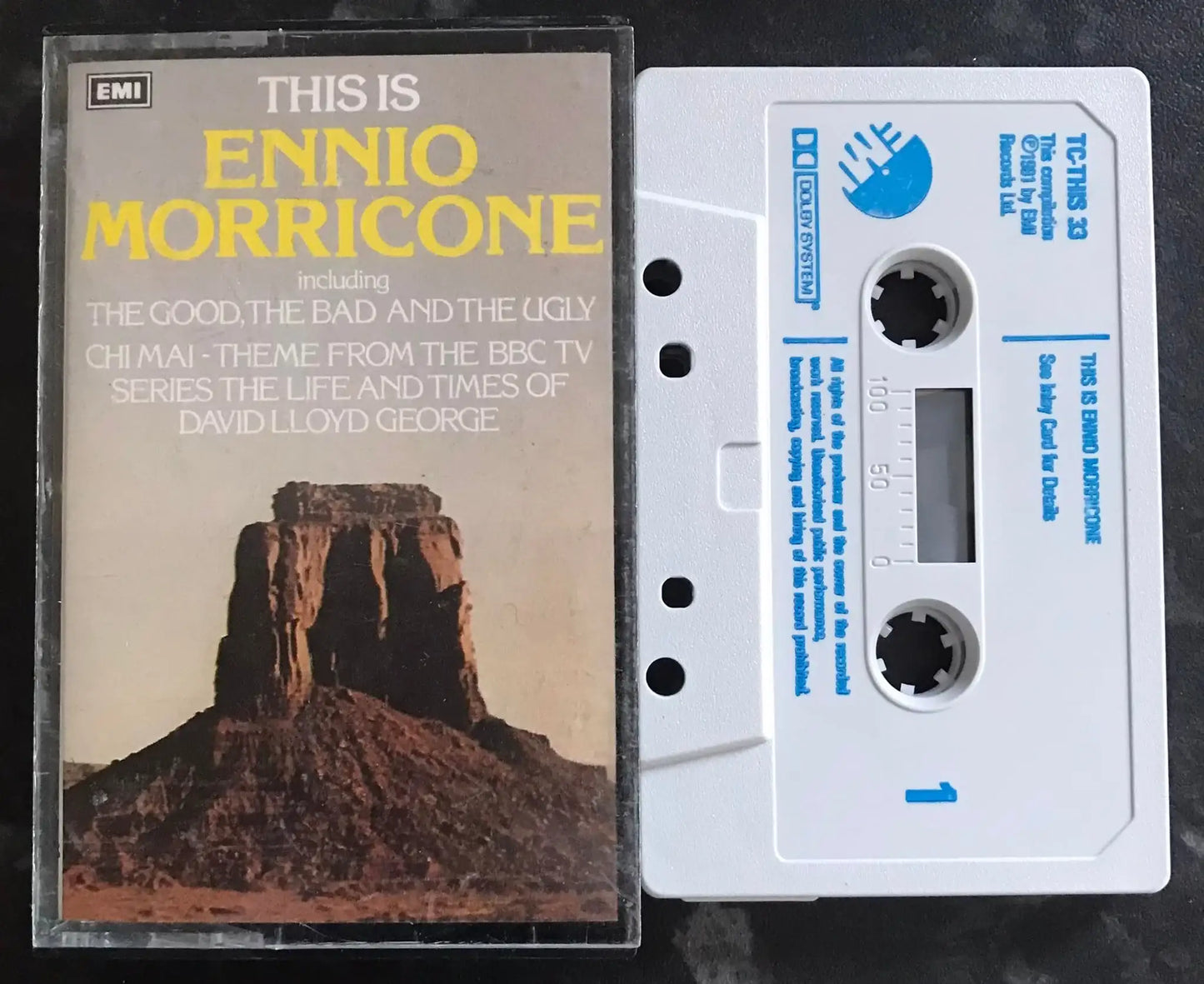 This Is Ennio Morricone Album, EMI, TC-THIS 33, Vintage Cassette Magretro