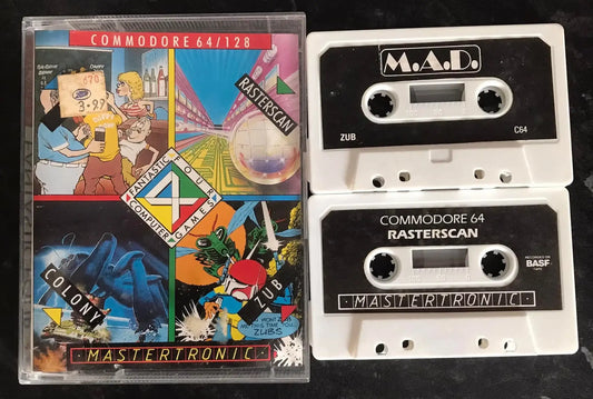 Fantastic Four Computer Games, C64 Games, By Mastertronic, RARE Magretro