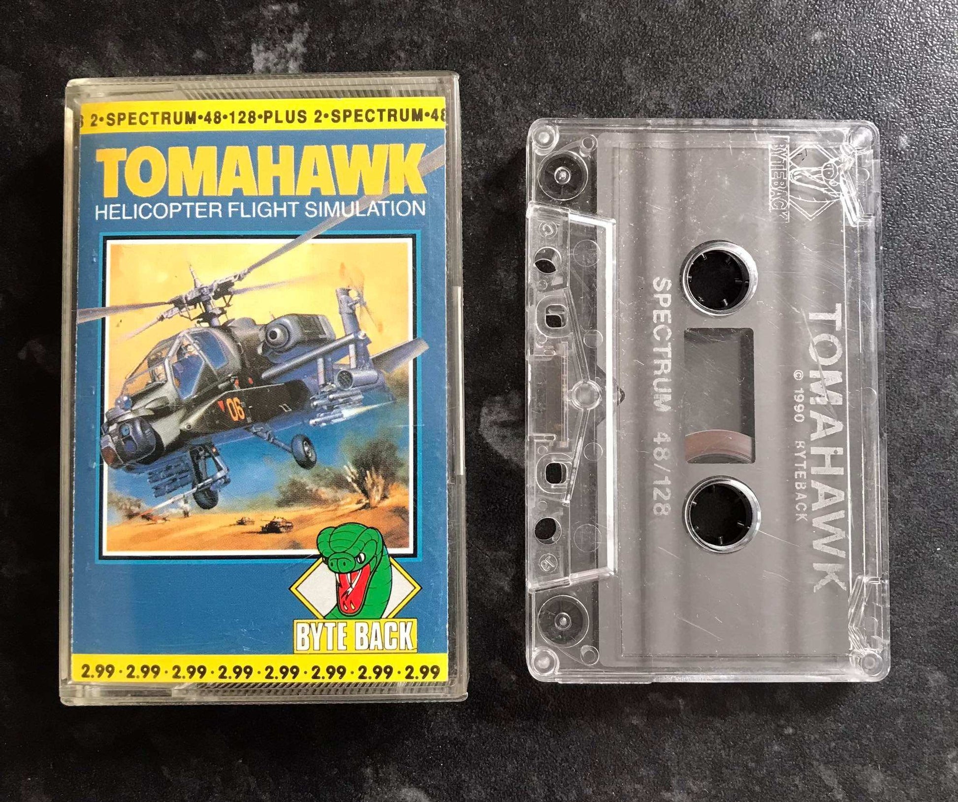 Tomahawk (Working), ZX Spectrum, by Byte Back Magretro
